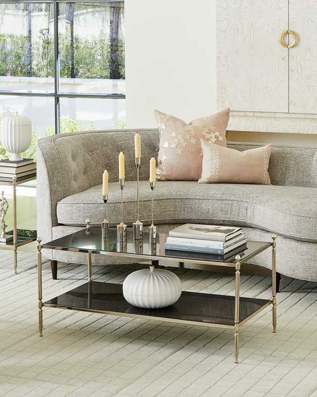 Acorn Nickel Cocktail Tabl